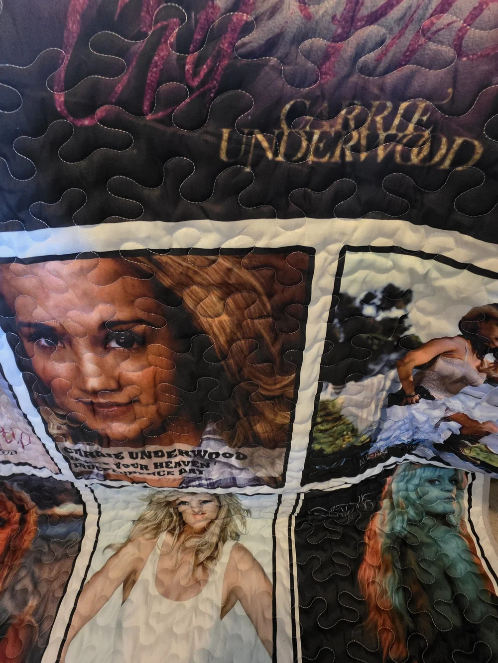 Carrie Underwood Album Cover Quilt Blanket 67” x 72” Country Music